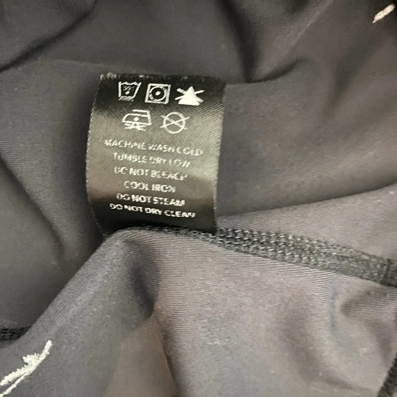 Alala Base Tight Leggings‎ Palm Tree Print Embroidered Stretch Black Size XS - Picture 11 of 11